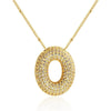 26 Letters Necklaces For Women Man Gold Color Alphabet Zircon Pendant Birthday Party Gift Jewelry - Image 20