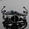 Death Note Inspired Handmade Vintage Multilayer Braided Leather Rope Bracelet Art Charm Bangles Jewelry Gift - Image 1