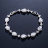 Water Drop Cubic Zirconia Tennis Bracelet for Weddings and Parties - Image 1