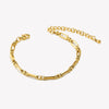 Minimalist Paper Clip Cross Buckle Bracelet 316L Stainless Steel Accessories Gold Plated Bracelets for Women - Image 5