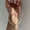 Vintage Heart Pendant Choker Necklace with Cubic Zirconia - Image 7