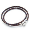 1 Strand Double layer Braided Leather Bracelet Charm Bracelets For Women Men Jewelry Festival Gift Christmas Gift - Image 11