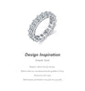 MODIAN 925 Sterling Silver Luxury Emerald Cut Square Sparkling Zirconia Wedding Ring For Women Anniversary Fine Jewelry Gifts