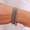 Stainless Steel Ball Bead Stretch Bracelet with 2.5 mm to 6 mm Bead Options - Image 24