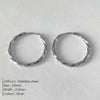 Classic Simple Hoop Earring for Women Geometric Pattern Suit Various Occasions Metal Versatile Female Jewelry Gifts - Image 7