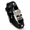 Diverse Styles Skull Skeleton Chain Spikes Rivet Stud Wide Cuff PU Leather Punk Gothic Rock Unisex Bracelet Men Jewelry Bracelet - Image 9