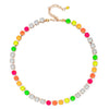 8mm Cubic Zirconia Necklace For Women Round Shape Crsytal Claw Setting Colorful Zircon Chokers Beads Neck Jewelry - Image 12