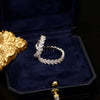 Delicate Crystal Leaf Earcuff Non Piercing Earrings for Women 1pc Silver Color Earbone Earclip Jewelry - Image 4