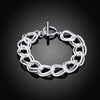 Noble Silver Chain Bracelet For Women Men Charm Party Gift Wedding party Jewelry - Image 13