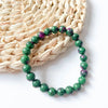 Charm Geniune Epidote Zoisite Stone Bead Bracelet Bracelet Made of Stone Gifts Jewelry for Women - Image 5