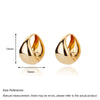 Geometric Square Hoop Earrings for Women Stainless Steel Gold Color Earrings Piercing Jewelry Wedding Gift - Image 10