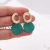 Green Color Hanging Earrings for Women Crystal Wedding Jewelry Imitation Pearl Drop Earrings Boucle Oreille - Image 31