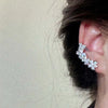 1Pcs Zircon Star Flower Clip Earrings for Women Girl Simple Crystal Without Piercing Ear Cuff Y2K Jewelry - Image 3