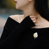 Vintage Maple Leaf Pearl Brooch Sweater Suit Lapel Pins for Women Girl Backpack Jewelry Accessories Couple's Gift - Image 5