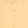 Crystal Finger Chain Bracelet Hand Harness - Image 3