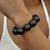 Colorful Big Bead Bracelets for Women Personality Punk Resin Holiday Jewelry Accessories Gift - Image 9
