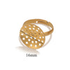 10pcs/lot Stainless Steel Ring Base Adjustable Tray Cabochon Settings Blank Bezel Rings Embryos for Jewelry Materials Making - Image 9