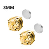 1Pair Couple Zircon Star Magnet Ear Clip Stud Earrings for Men Women Without Ear Holes Clip Earrings Party Accessories Jewelry - Image 12