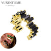 1PC Plated Gold Ear Cuff Earrings Ear Clip for Women Purple/Green/Turquoise No Pierced Earrings Jewel - Image 30