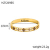 Multicolor Clover Rainbow CZ Stones Tennis Bracelets Bangles for Women Gold Plated Stainless Steel Jewelry - Image 15