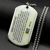 To My Son I Love You Pendant Necklace Stainless Steel Dog Tag Letter Chain Birthday Graduation Gift Jewelry Men Inspiration Kids - Image 8