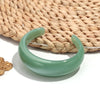 Wide Acrylic Cuff Bracelet with Irregular Geometric Design - Image 29