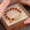 Colorful Beaded Orchid Pendant Bracelets for Women Girls Crystal Handmade Beads Bracelets Aesthetic Jewelry Gifts - Image 12