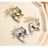 Skeds Women Men Creative Deer Enamel Brooch Painting Reindeer Sika Deer Brooches Pin Metal Cute Animal Jewelry Pins Accessories - Image 2