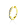 1Pc Hollow Geometry Rainbow CZ Cuff Wrap Clip On Earrings Women Girls Climber Ear Cartilage Bone Clips Fake Earring Non Piercing - Image 26