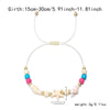 Shell and Starfish Charm Bracelet with Adjustable Rope Detail - Image 29