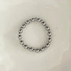 Elegant Freshwater Pearl Ring With Stainless Steel Beads Handmade Wedding Rings For Women Girls - Image 12