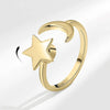 Sunflower Rotating Ring For Women Spinner Fidgets Adjustable Open Rings Cute Animal Butterfly Turtle - Image 13