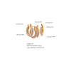 Stainless Steel Imitation Pearls Hoop Huggie Earrings Romantic Elegant Charm Chic Jewelry - Image 5