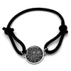 Witch Pentagram Tetragrammaton Guardian Star Rune Solomon Bracelet for Women Men Stainless Steel Black Rope Hand Chain Jewelry - Image 5