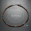 Vintage Bohemian Summer Jewelry Ethnic Style Jewelry Brown Coconut Shell Wood Beads Stone Necklace Men's Jewelry - Image 13