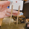 Irregular Smudging Resin Blue Jelly Ice Cute Geometric Bean Stud Earrings for Women Unique Design Party Jewelry Christmas Gift - Image 7