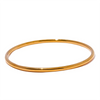 3.0 60/65mm Classic Stainless Steel Round Bracelet Bangle Pvd Plated Stylish Metal Simple Daily Jewelry - Image 8