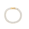 Christmas Jewelry Gift For Ladies Square Tennis Chain Choker Necklace Green Pink White Black Crystal Necklace - Image 12