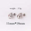 Exaggerated Metal Glossy Waterdrop Dangle Earrings for Women Lightweight Hollow Thick Teardrop Chunky Hoops Jewelry - Image 13