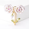 Enamel Hydrangea Brooches for Women Unisex Pearl Flower Pin Plant Lapel Pins Office Party Friend Gifts Jewelry Accessories - Image 16