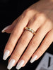Round Diamond Wedding Band Rings for Women Daily Party Wear Jewelry - Image 4