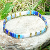 Colorful Tila Bead Bracelet with Contrasting Patterns - Image 28