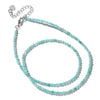 Blue Lapis Lazuli Bead Necklace 2MM Small Agates Sodalite Turquoises Semi-Precious Choker Jewelry Gift - Image 17