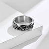 Viking Celtic Knot Rune Rings For Men Rotating Stainless Steel Relife Spinning Ring Antiestres - Image 5