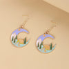 Cute Animal Drop Dangle Earrings For Women Girls Cat Rabbit Koi Dragon Colorful Enamel Golor Color Earrings - Image 21