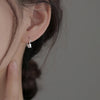 Tulip Flower Stud Earrings for Women Girls Simple Sweet Silver Color Earring Romantic Jewelry Party Gifts - Image 2