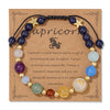 12 Zodiac Signs Stone Bracelet Taurus Cancer Virgo Pisces Charm Bracelets for Women Men Couples Friendship Jewelry Gift - Image 7