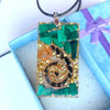 Orgonite Pendant Green Malachite Tree of Life Orgone Chakra Necklace Gift Package - Image 8