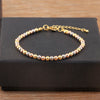 Classic Simple Copper Round Bead Bracelet Gold/Silver/Rose Color Women Adjustable Bangle Jewelry Accessories Birthday Gift - Image 7