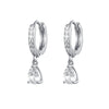 Crmya Cute Cubic Zirconia CZ Gold Silver Plated Hoop Drop Earrings For Women Dangle Earring Jewelry - Image 6